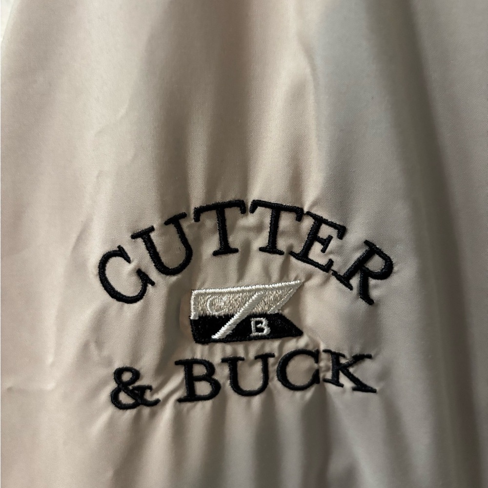 Cutter & Buck Off-White Jacket with Logo